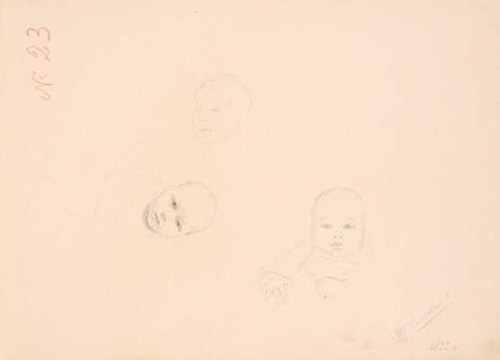 Рерберг Фёдор Иванович. Альбом (30 листов) из мастерской П. Чистякова